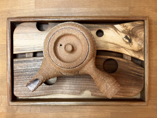 Kyusu konvička "světlá hlína"