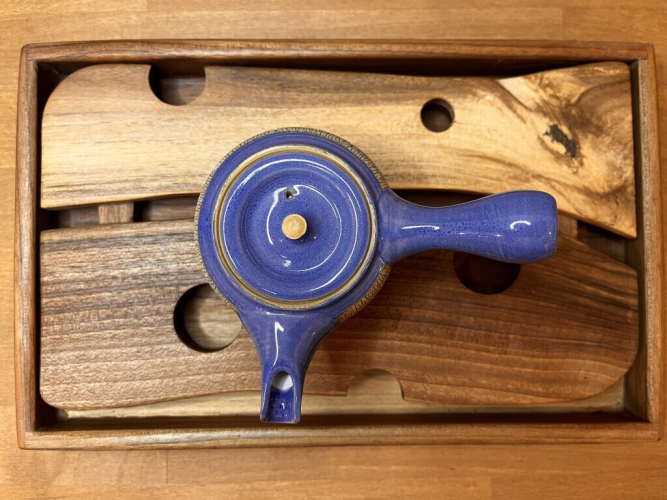 Kyusu konvička "modrásek"