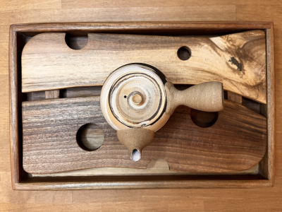 Kyusu konvička "běžový strakáč"